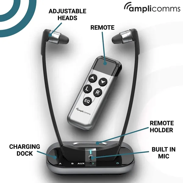 Amplicomms TV3500 TV Listening System