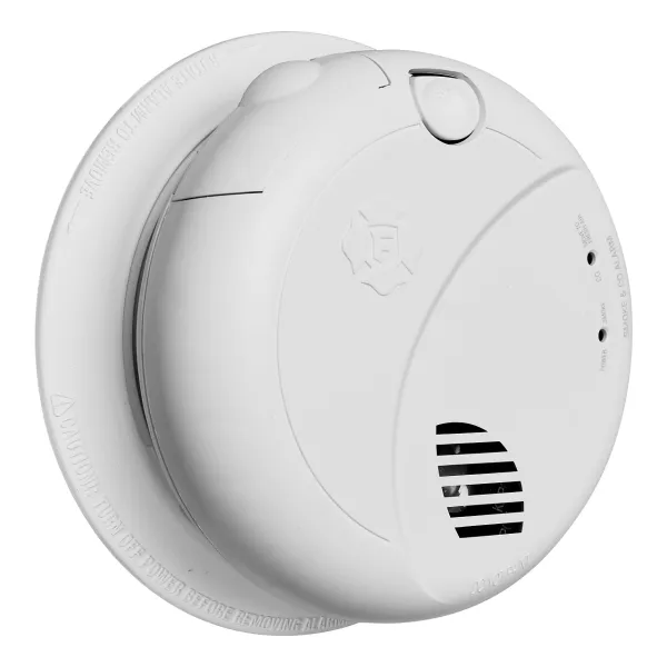 BRK First Alert SMCO100V-AC Hardwired Smoke & CO Alarm with Battery Backup & Voice Alert