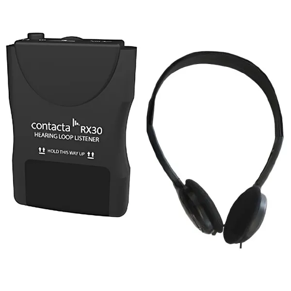 Contacta RX30 Loop Listener with Headphones