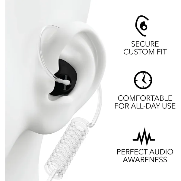 Decibullz Surveillance Earpieces + Awareness | Black