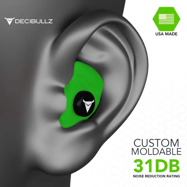 Decibullz Earplugs | Green
