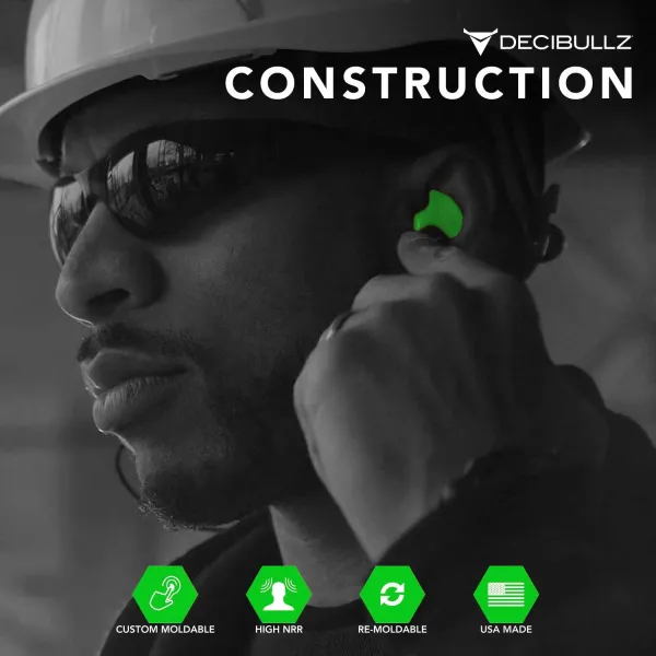 Decibullz Earplugs | Green