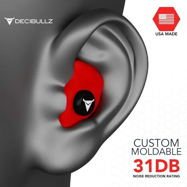 Decibullz Earplugs | Red