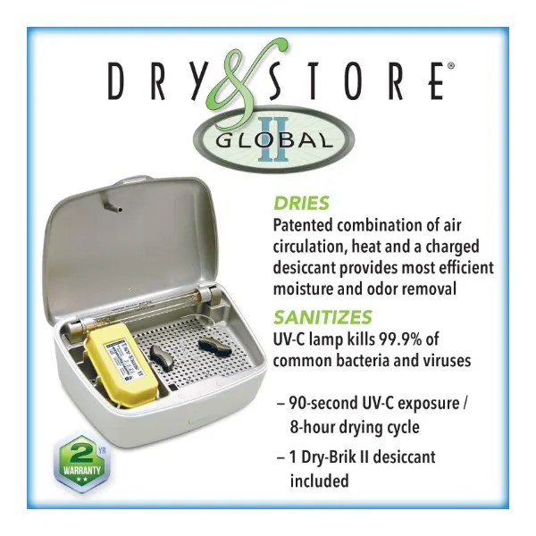 Dry & Store Global II Hearing Aid Conditioner