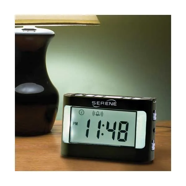 Serene Innovations VA-3 Vibrating Travel Alarm Clock
