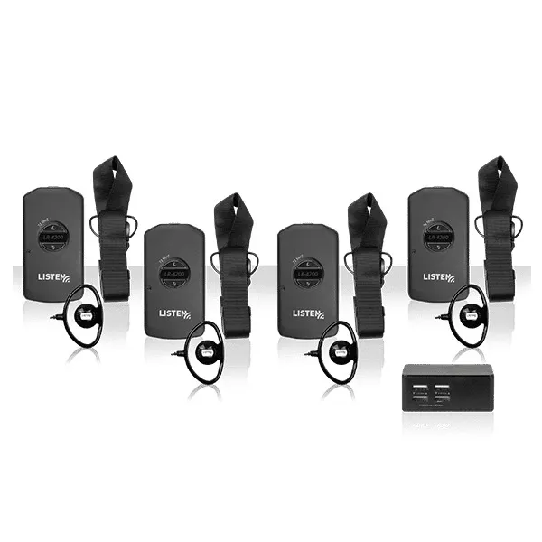 Listen Tech Intelligent DSP RF Receiver 4-Pack (72 MHz)