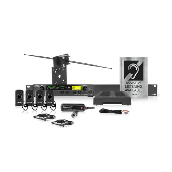 Listen Tech Listen iDSP Prime Level III Stationary RF System (72 MHz) (Dante)