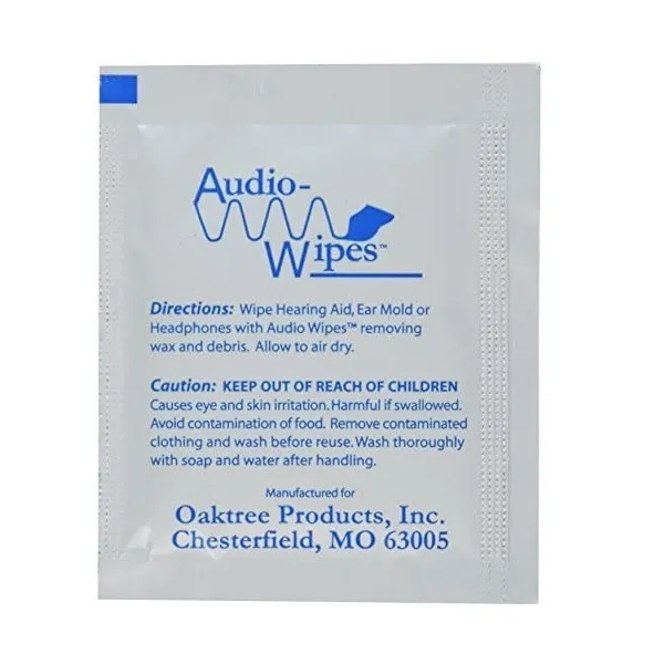 Audiowipes Singles 100 Count