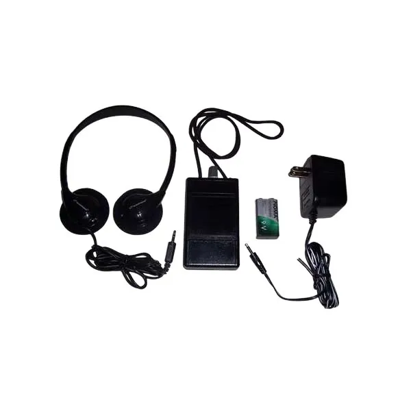 Oval Window Induction Loop Receiver with Recharging Kit