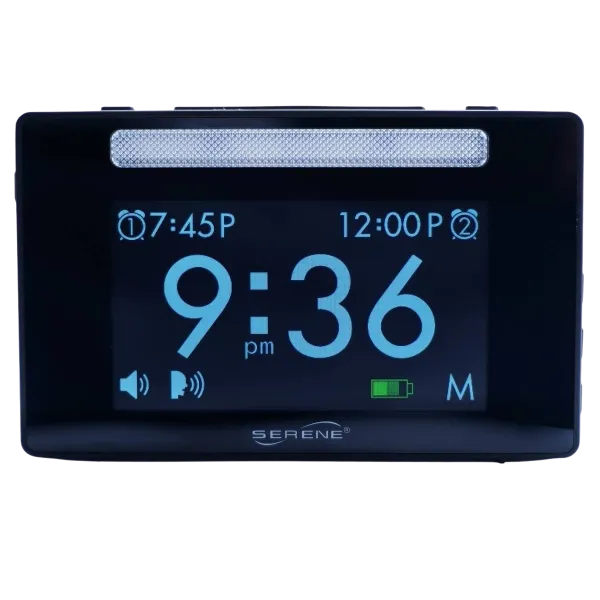 Serene Innovations CentralAlert CA360Q Alarm Clock Receiver + Doorbell + Bed Shaker Kit