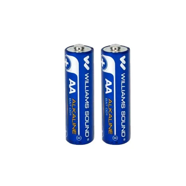 Williams Sound BAT 001 AA Alkaline Batteries 2 Count