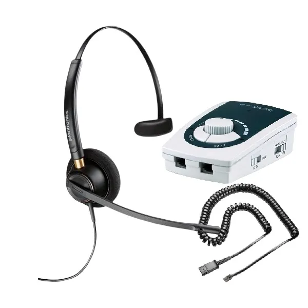 Serene Innovations UA-50 Business Phone Amplifier with Plantronics HW510 Headset