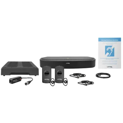 Listen Tech ListenIR iDSP Level II System (Dante)